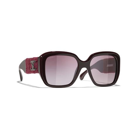 chanel tweed sunglasses|Sunglasses: Square Sunglasses, acetate & tweed — Fashion.